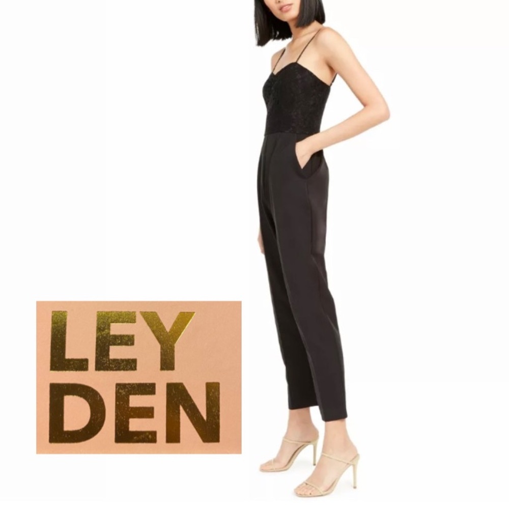Leyden lace bodice jumpsuit - Picture 1 of 8